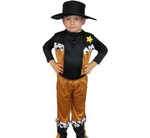 Kostium dziecięcy "Kowboj brązowy"