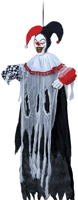 Wiszący klaun 120cm (interaktywny)