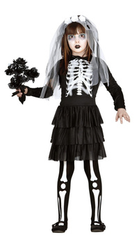 Kostium dziecięcy "Szkielet panny młodej"