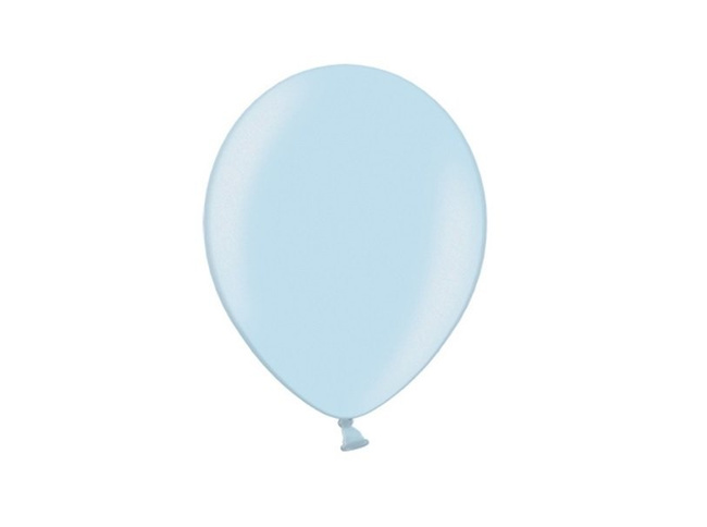Balony Bel12 metalik błękitne BABY BLUE 10 sztuk