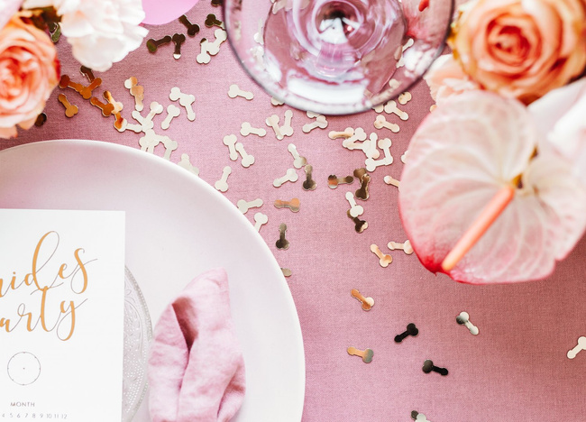 Sex Konfetti Peniski złote 30g