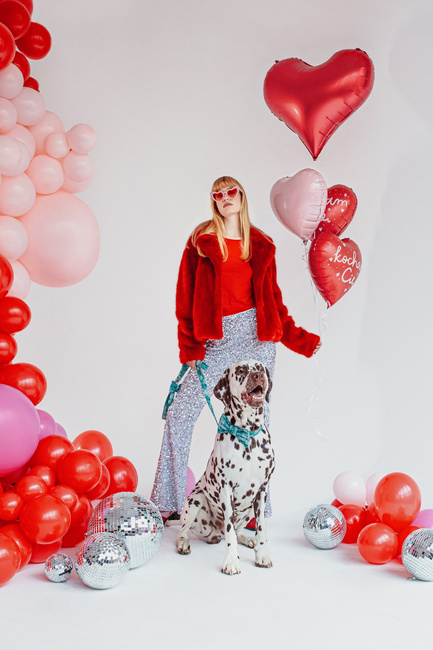 Balon foliowy 24" Serce czerwone