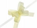 Kokarda ściągana 2cm kremowa