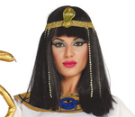 Peruka "Kleopatra" czarna