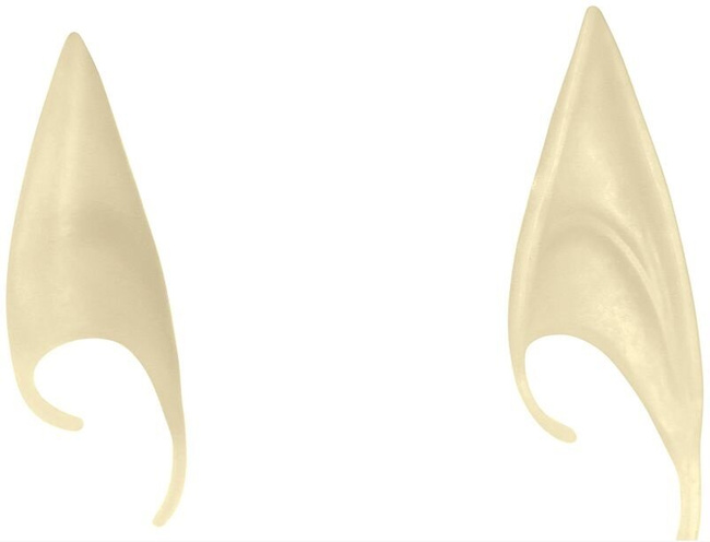 Charakteryzacja - Uszy elfa - nakładki szpiczaste