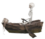 Szkielet w łodzi ruchomy 37 x 30 cm