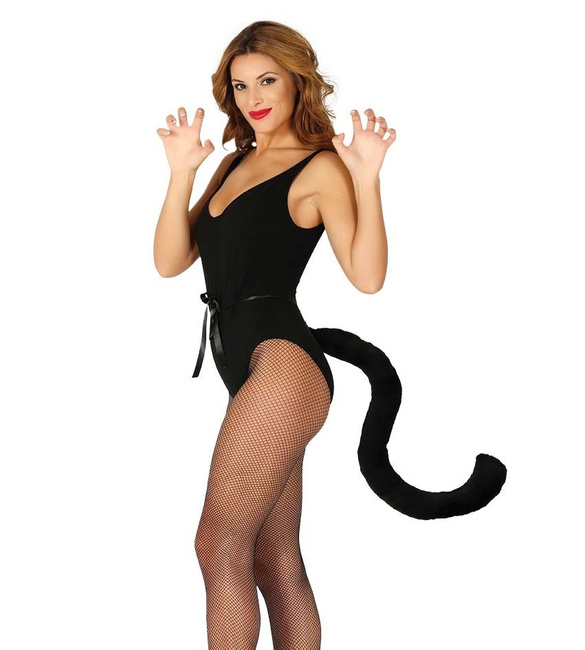 Ogon kotka 50cm gruby - czarny