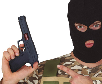 Akcesoria Policjanta - Broń FBI 23cm czarny