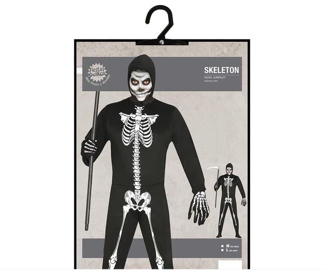 Kostium "Szkielet" kombinezon