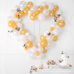 Balony Bel12 metalik białe PURE WHITE 10 sztuk