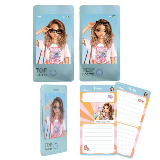 Top Model Notesik telefon 3D kolor mix