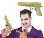 Pistolet złota broń 23cm