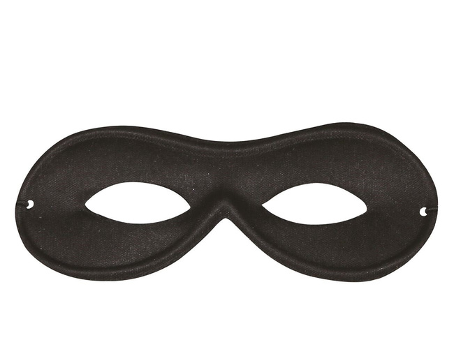 Maska karnawałowa "Pierrot" metalizowana, różne kolory