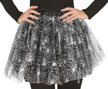 Spódnica damska TUTU czarna w pajęczyny