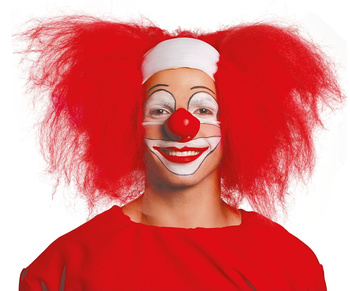 Peruka "Łysina Klauna szalonego"