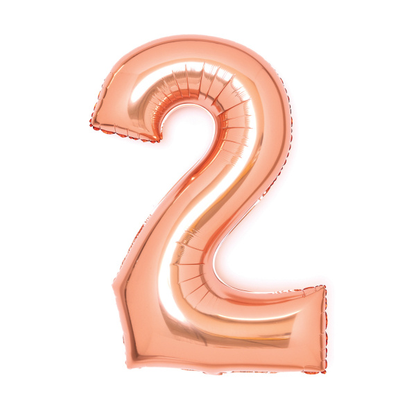 Balon foliowy 26" Pudrowy róż numer 2