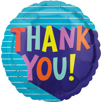 Balon foliowy 17" Okazja: Thank You