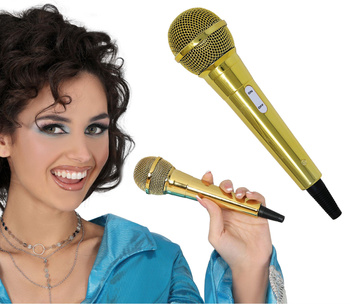 Mikrofon - złoty
