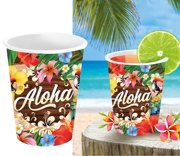 Hawaje ALOHA - Kubeczki 240ml 6 sztuk