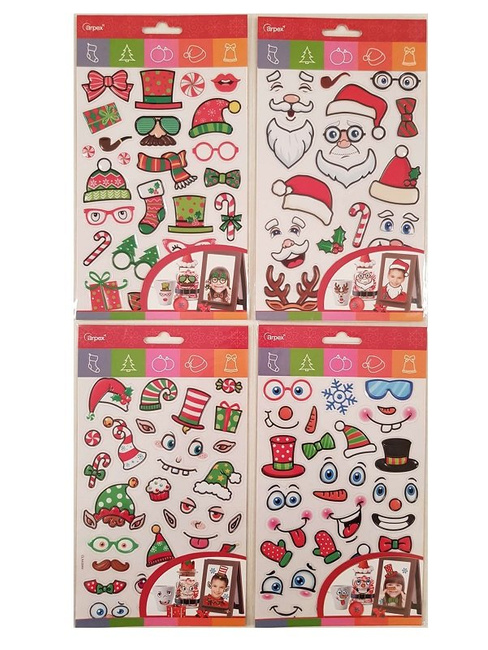 Naklejki świąteczne humorystyczne 4 rodzaje