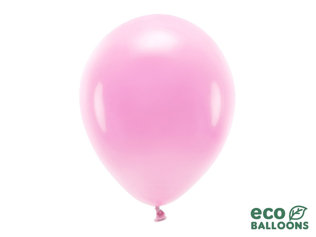 Balony Eco 30cm pastel różowy jasny 10 sztuk