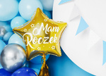 Balon foliowy 18" Gwiazdka złota - Mam roczek