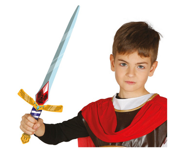 Akcesoria rycerza - miecz królewski z pianki 53cm