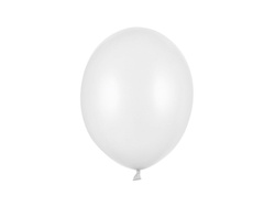 Balony Bel12 metalik białe PURE WHITE 10 sztuk