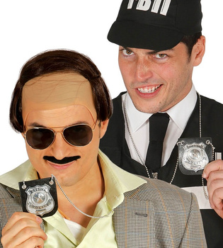 Akcesoria policjanta - Odznaka na łańcuszku