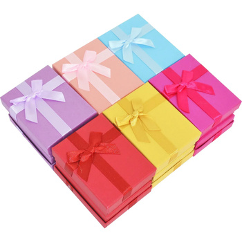 Pudełko ozdobne na biżuterię 61010306 z gąbką 9x7x3cm mix 1 sztuka