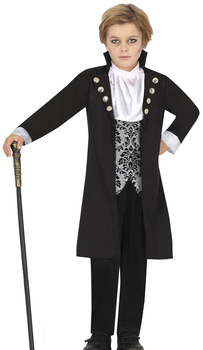 Kostium dziecięcy "Wampir we fraku" srebrny