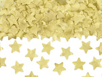 Konfetti pneumatyczne GWIAZDKI złote, szampan 20cm