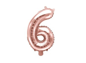 Balon foliowy 14" Pudrowy róż mini numer 6