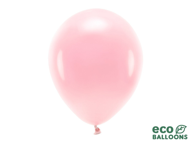 Balony Eco 30cm pastel różowy rumiany 10 sztuk