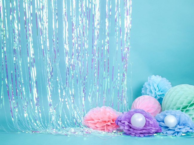 Rozeta honeycomb kula 20cm różowa jasna