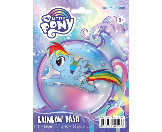 Balon foliowy 30" Konik Pony - Rainbow Dash