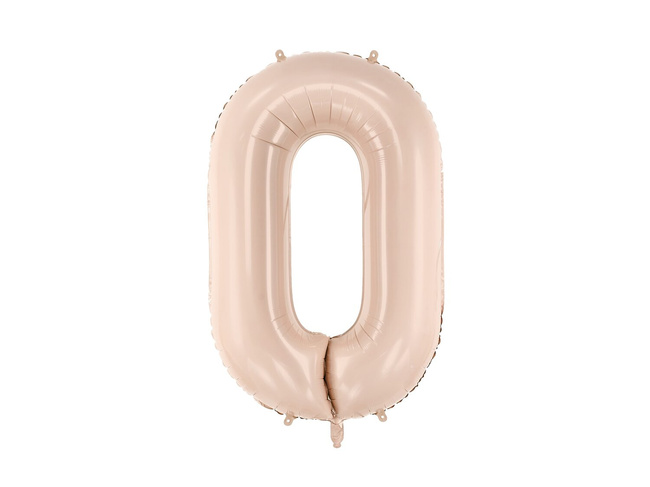 Balon foliowy 28" beżowy numer 0