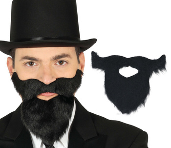 Broda i wąsy "Lord" czarne