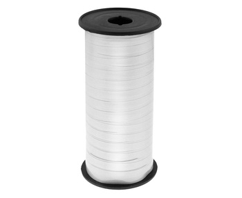 Wstążka ozdobna 5mm x 92m pastelowa biała