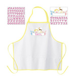 Fartuszek kucharza + naklejki litery