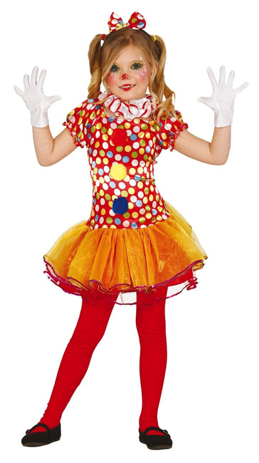 Kostium dziecięcy "Klaun" sukienka TUTU