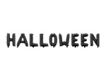 Balony foliowe 16" fraza HALLOWEEN czarne