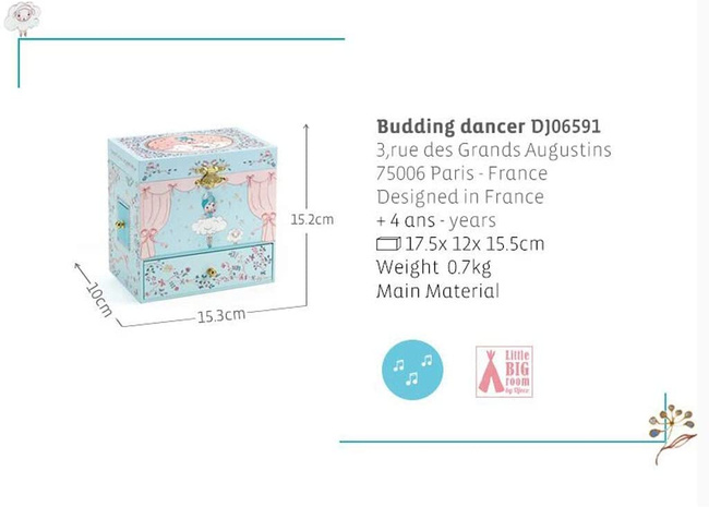 Szkatułka z pozytywką - Prima Balerina