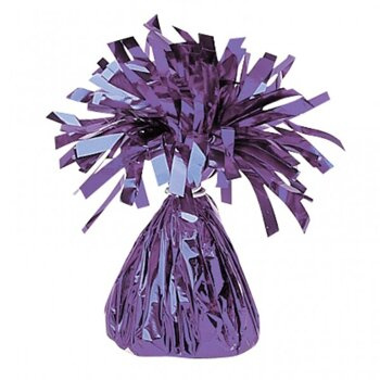 Ciężarek do balonów foliowy 170g - fioletowy