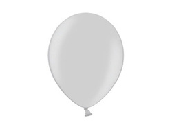Balony 14" BEL SILVER srebrny 1 sztuka