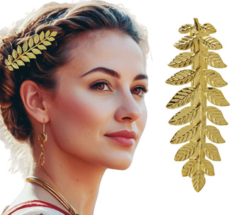 Przypinka metalowa złoty laur