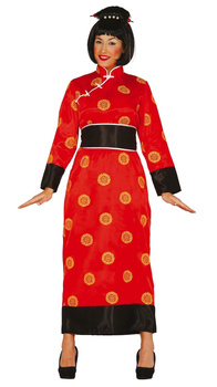Kostium "Chinka" czerwona