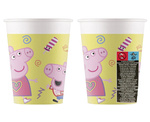 Świnka Peppa - Kubeczki papierowe 200ml 8 sztuk