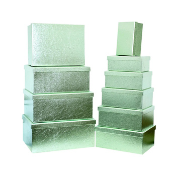 Pudełko ozdobne prostokątne 11103310 - zielone