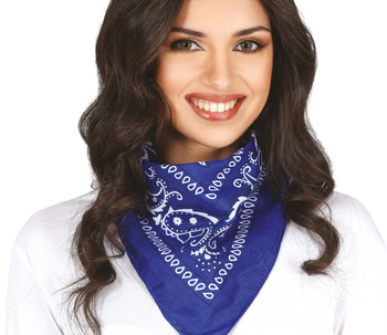 Akcesoria Kowboja - Bandana granatowa